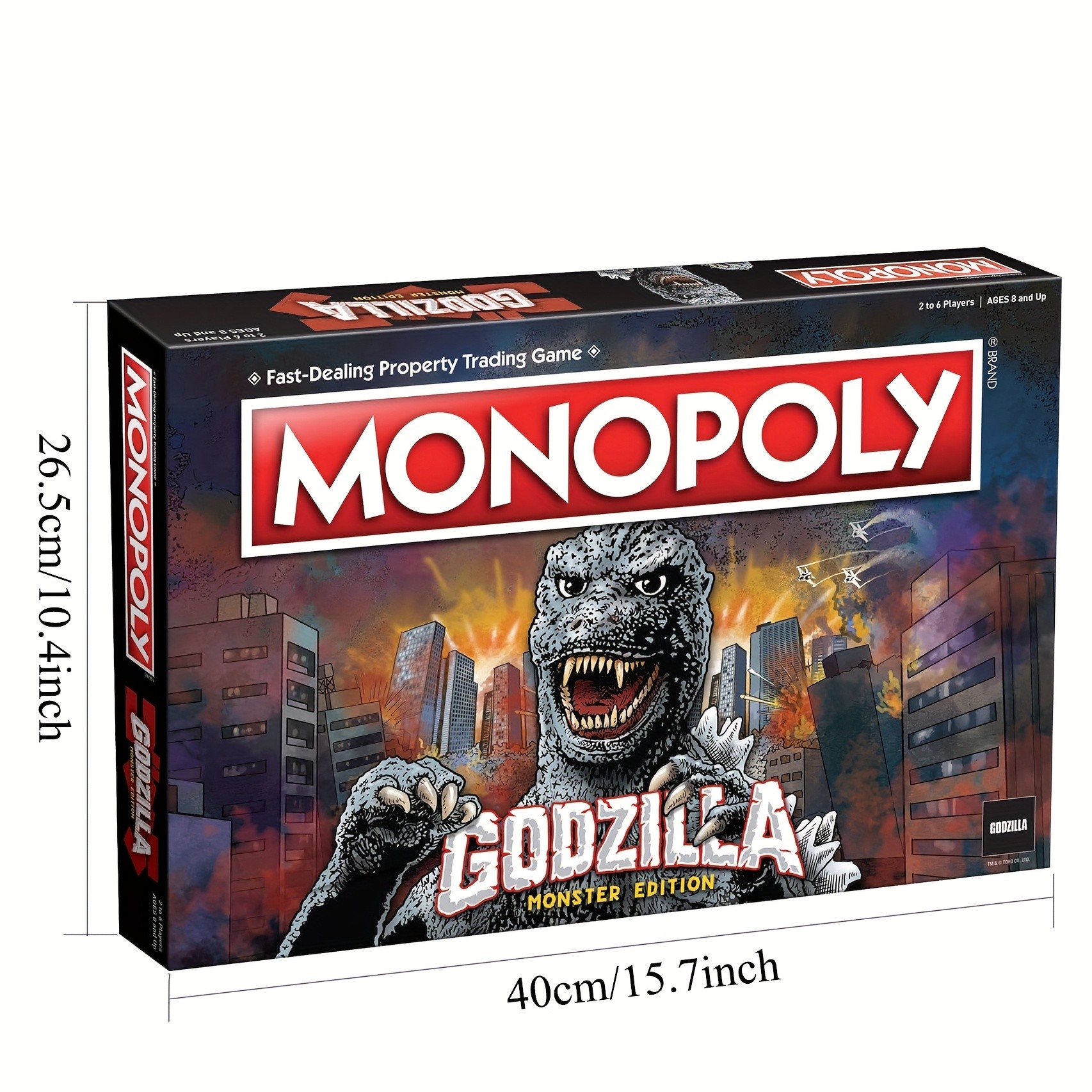 Hasbro Monopoly Monster Collectible Kaiju Edition for Epic Family Party Game Nights