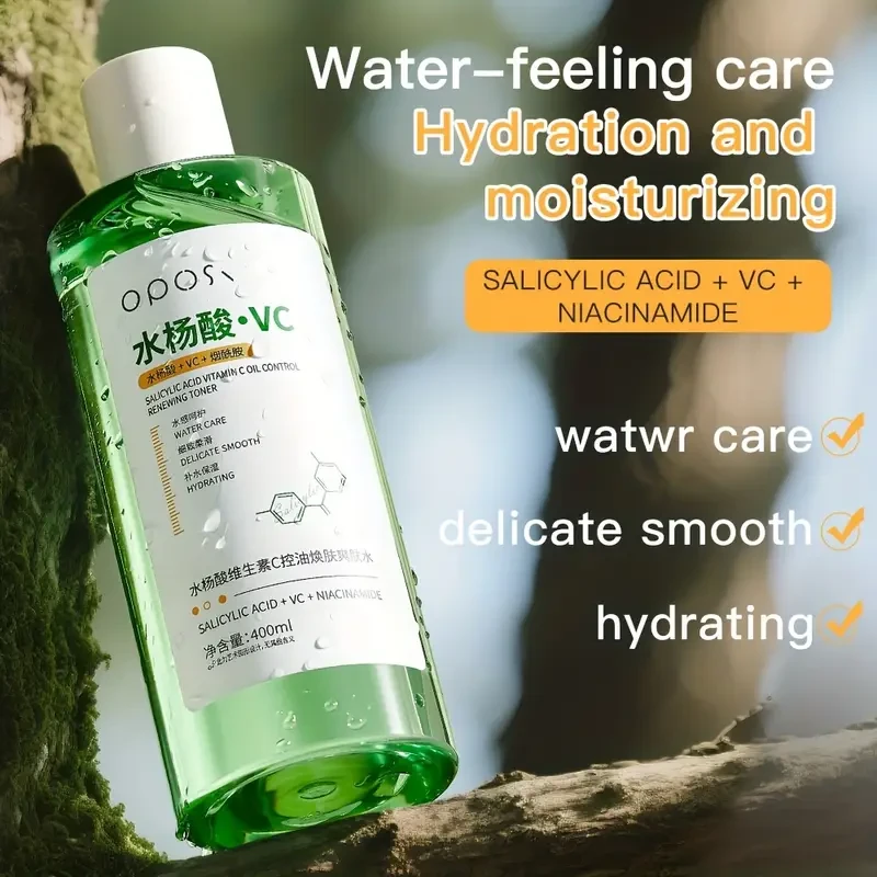 OPOSI Vitamin C & Salicylic Acid Toner 400ml Korean-Style Brightening & Clarifying Mist