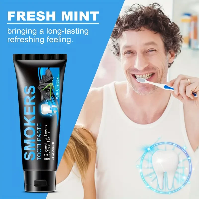 LANEMAY Smokers Toothpaste Cold Mint Spice for Fresh Breath & Bright Teeth