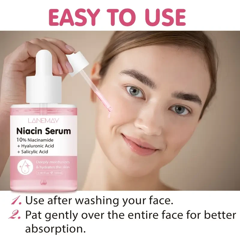 LANEMAY Niacinamide Facial Elixir  Hydrating, Brightening & Smoothing Formula (3.38 fl oz)
