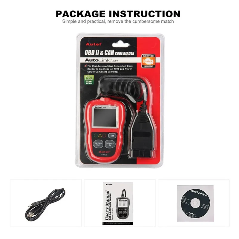 Automatic Link Code Reader OBD2 Scanner