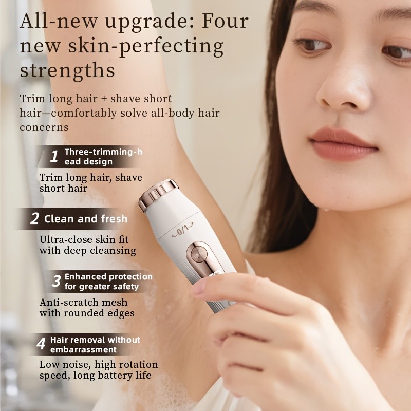 GENAI Multifunctional Shaver for Men & Women USB Rechargeable Grooming Power Anywhere