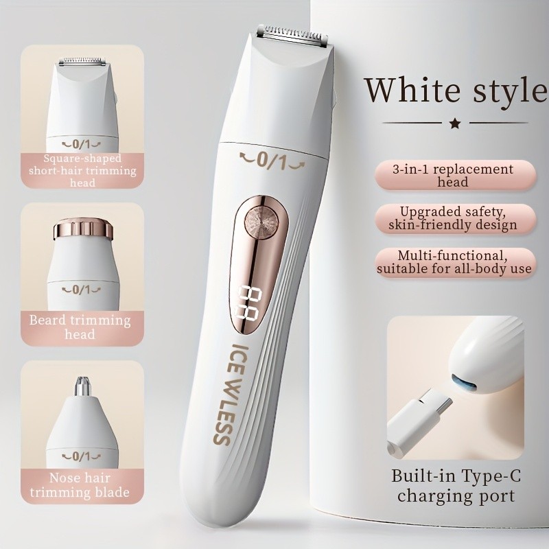 GENAI Multifunctional Shaver for Men & Women USB Rechargeable Grooming Power Anywhere