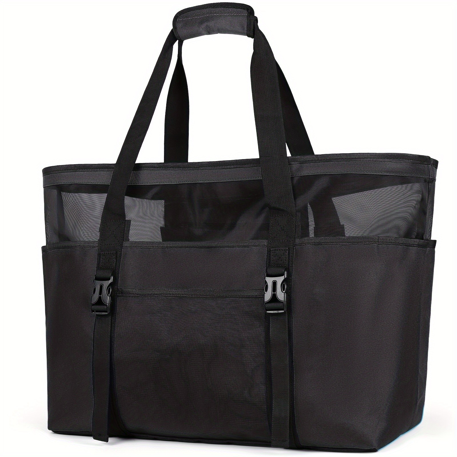 RAINSMORE Large Capacity Beach Tote  Spacious, Durable & Perfect for Family Beach Adventures