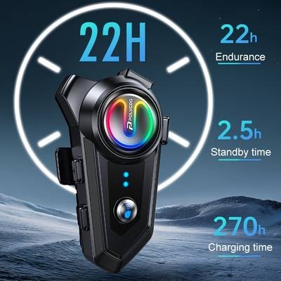 POLVCDG Motorcycle Helmet Wireless Headset Ride Smarter, Safer & Fully Connected