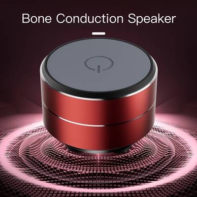 POLVCDG Audio Bone Conduction Wireless Speaker Open-Air Sound, Deep Vibration & Modern Wireless Audio
