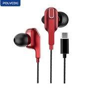 POLVCDG Type-C Wired Gaming Headphones Noise-Isolating, Anti-Tangle & Built for Gamers