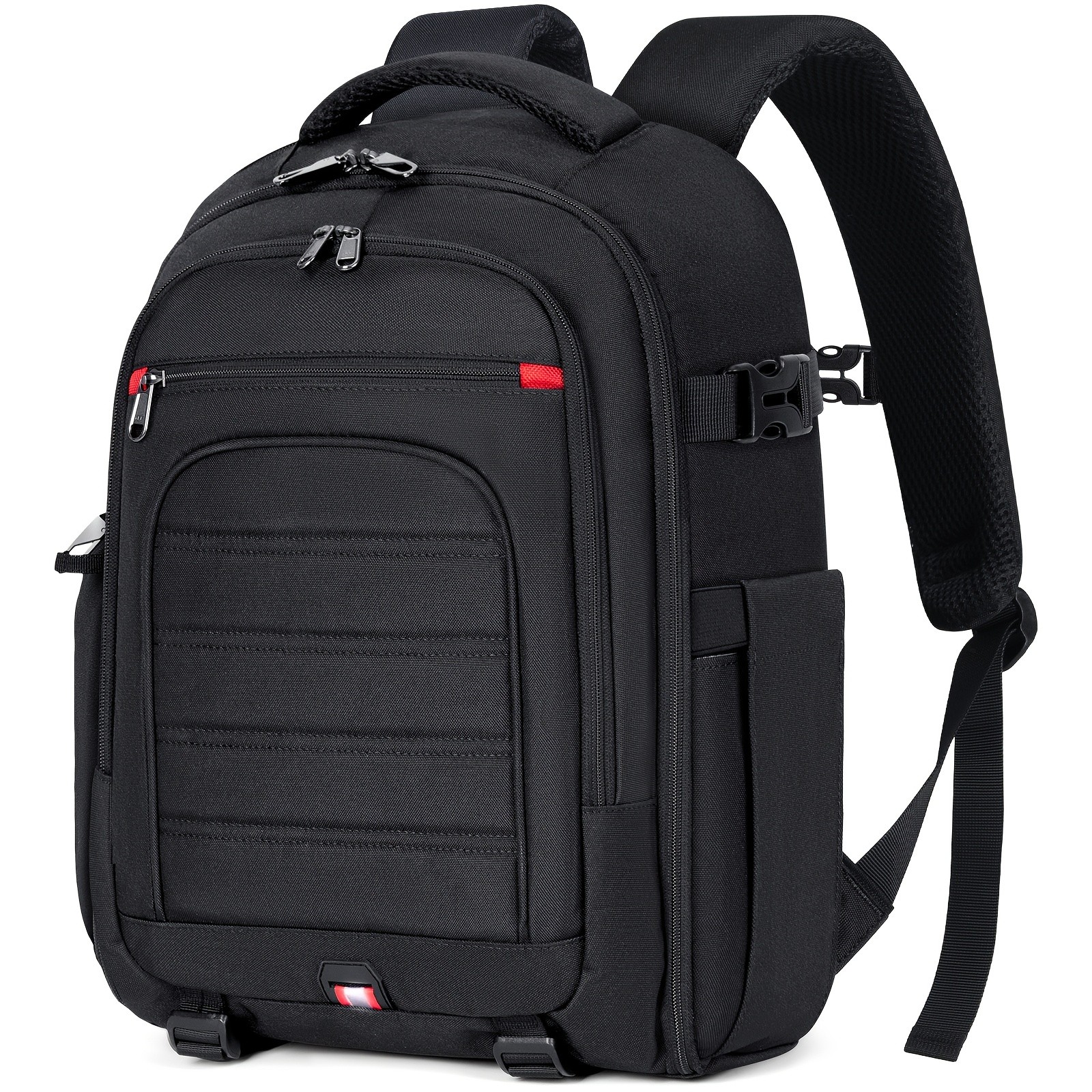 RAINSMORE Camera & Laptop Backpack Anti-Theft 15.6" Photography Bag with Tripod Holder