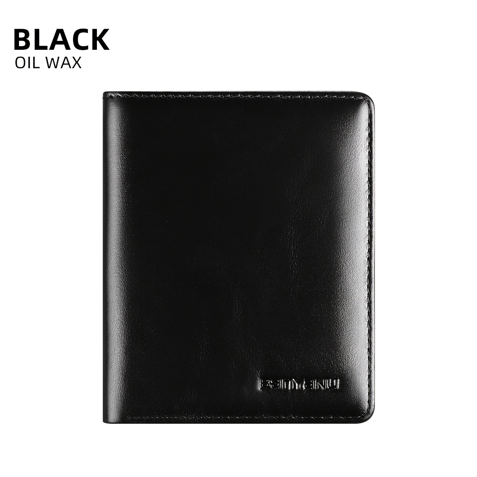 BANYANU Vintage Genuine Leather Mens Wallet Slim Top-Layer Cowhide with Multi-Card Holder & Secure Snap Closure