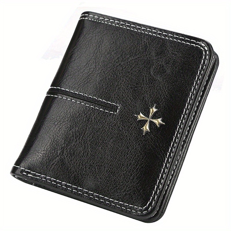 BAELLERRY Womens Slim Wallet IC Magnetic Closure, Double-Fold Billfold, Zipper Coin Pocket & Multi-Card Holder