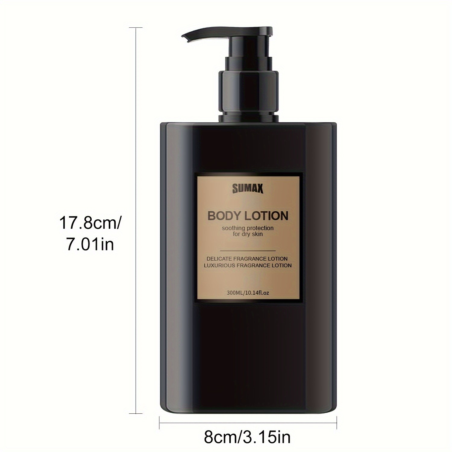 SUMAX Perfumed Lotion Deep Moisturizing Unisex Body Moisturizer for All Skin Types (Morning & Night)