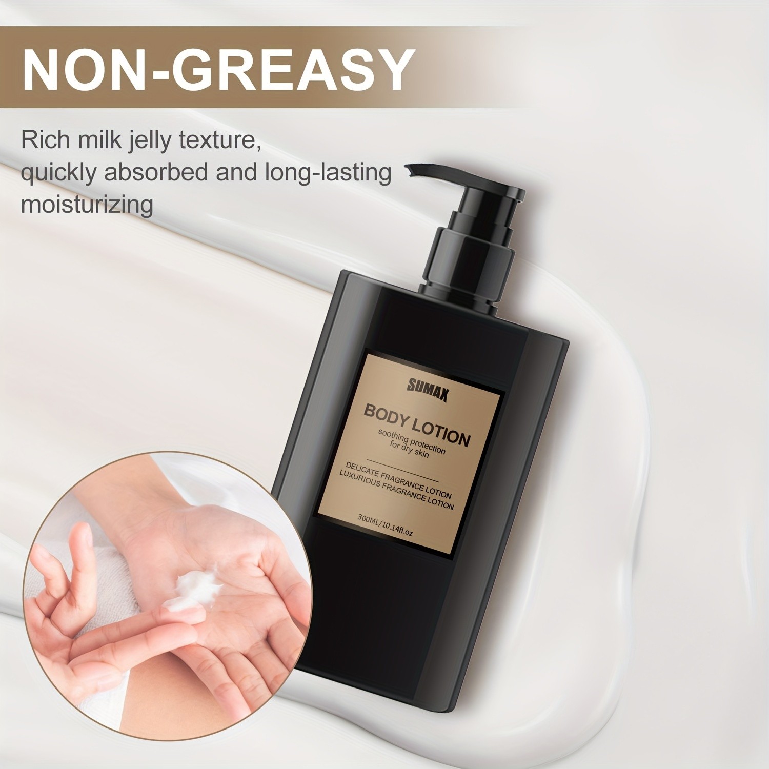 SUMAX Perfumed Lotion Deep Moisturizing Unisex Body Moisturizer for All Skin Types (Morning & Night)