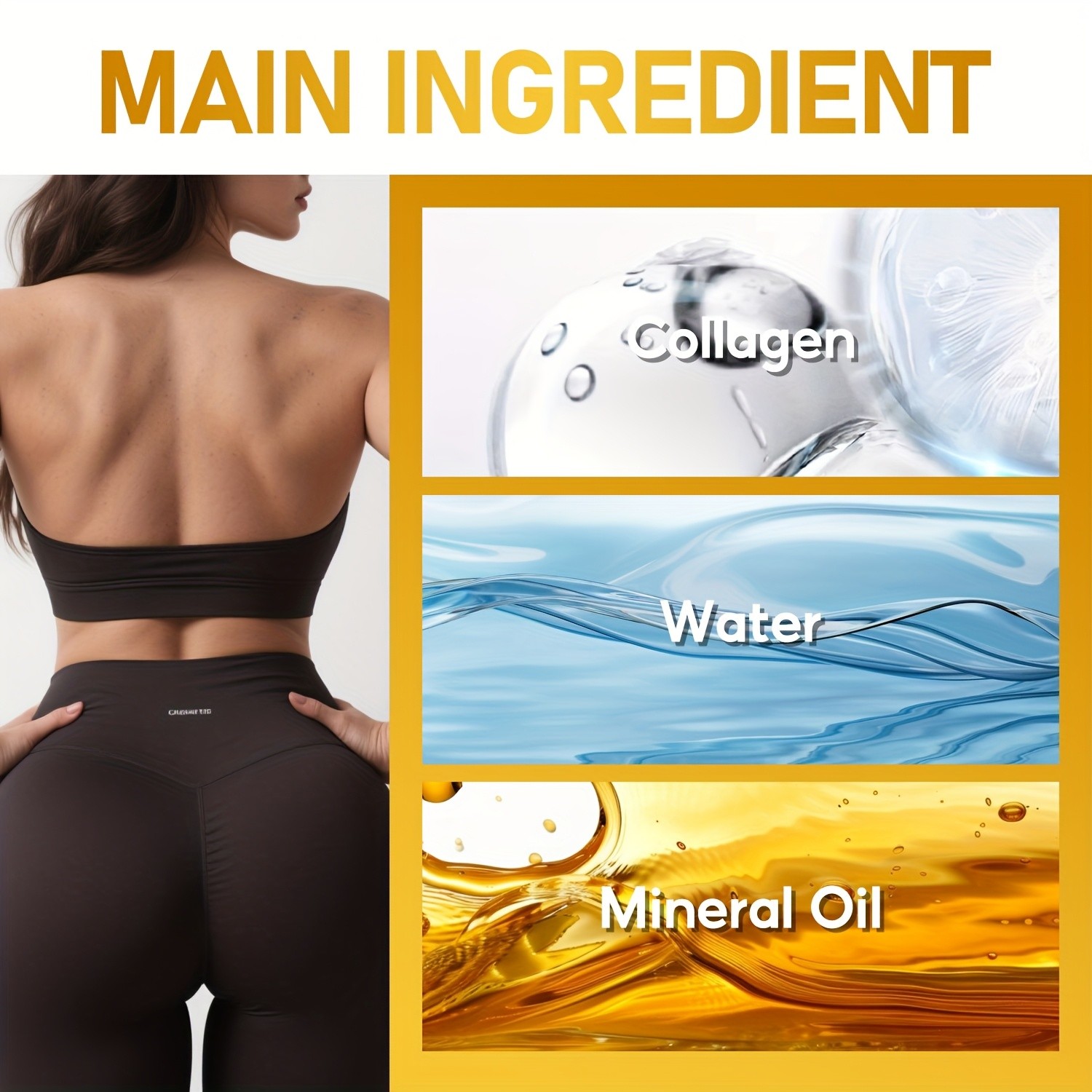 SUMAX Peach Butt Lift & Firming Cream Hyaluronic Acid, Vitamin C & Collagen Formula (50ml / 1.69 fl.oz)