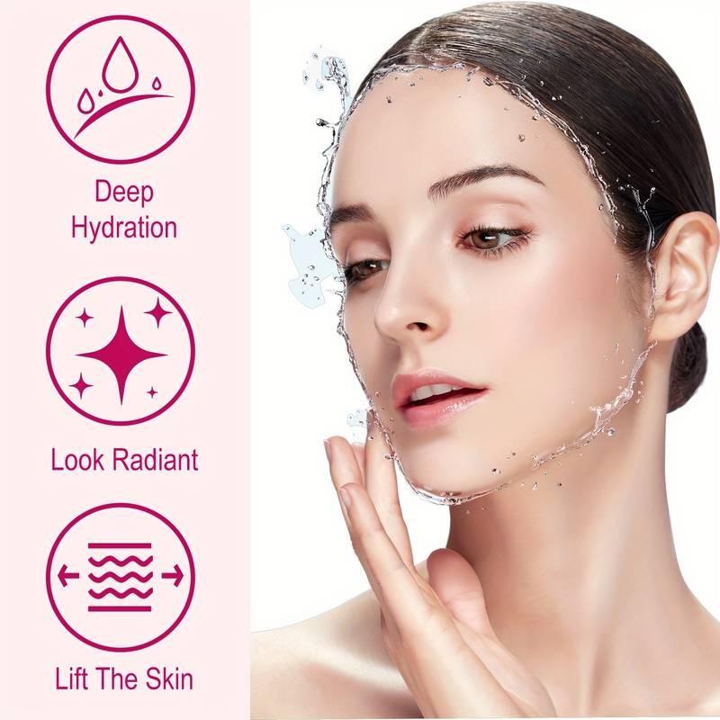 XIOIMY 20pcs Collagen & Niacinamide Moisturising Face Mask Radiance-Boosting Sheet Masks for All Skin Types