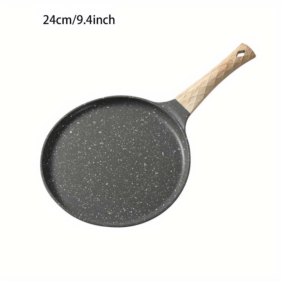 YUMIPLUS 10-Inch Nonstick Crepe Pan Swiss Granite Coated Dosa & Pancake Skillet