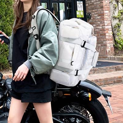 OGEHUAFEE Soft Shell Backpack Large-Capacity Nylon Daypack for Travel, Hiking & Everyday Use