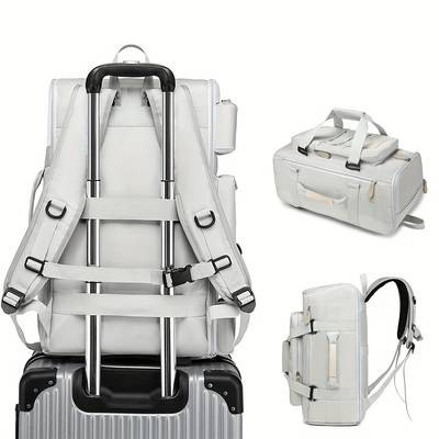 OGEHUAFEE Soft Shell Backpack Large-Capacity Nylon Daypack for Travel, Hiking & Everyday Use