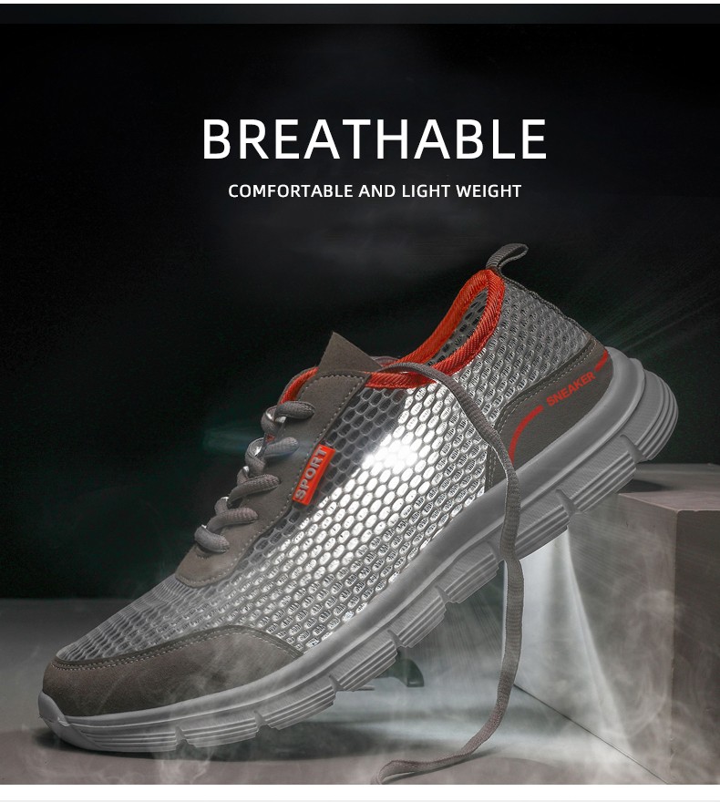 Tenis Sport Men Sneakers Summer Mesh Running Shoes Lightweight and Breathable