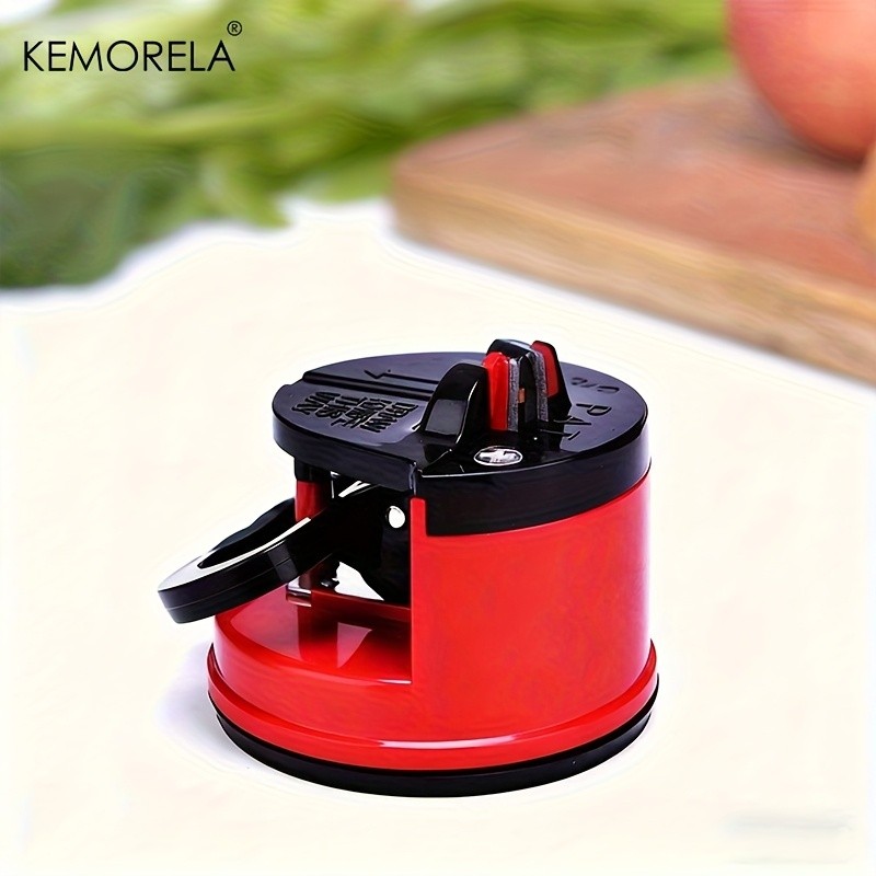 KEMORELA Knife Sharpener Safe Suction-Based Sharpening Tool for Chef & Damascus Knives