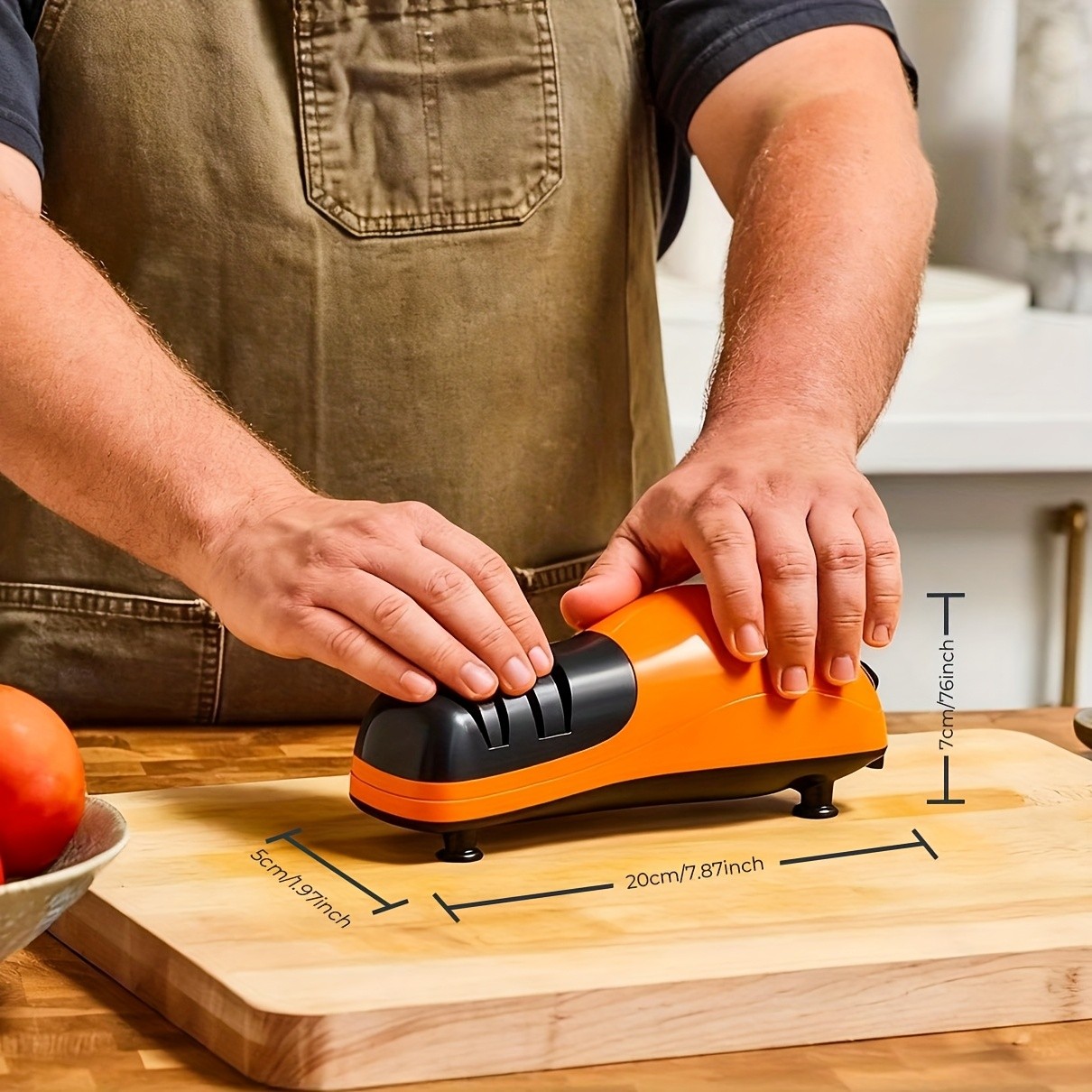 iWhale Multi-Functional Portable Electric Kitchen Sharpener Dual-Mode Coarse/Fine Precision in a Compact USB-C Design