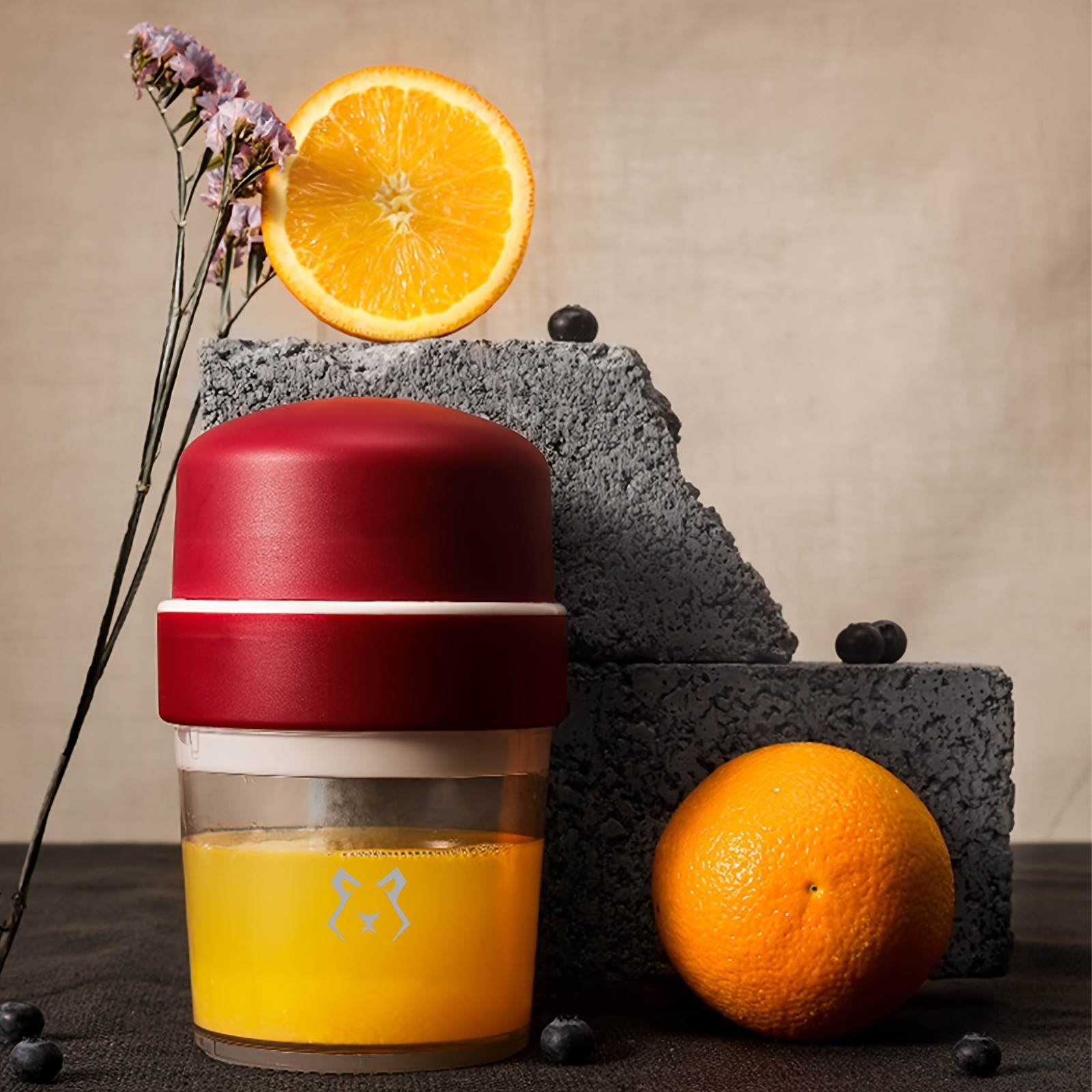 iWhale Manual Citrus Juicer with Separate Cup Heavy-Duty, No-Electricity Juicing for Fresh Lemon & Orange Drinks Anywhere