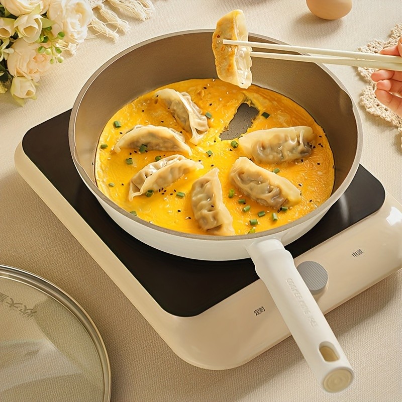COOKER KING Non-Stick Titanium Coating Frying Pan with Lid Healthy, PFOA-Free Cooking for All NZ Cooktops