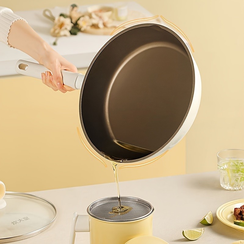 COOKER KING Non-Stick Titanium Coating Frying Pan with Lid Healthy, PFOA-Free Cooking for All NZ Cooktops