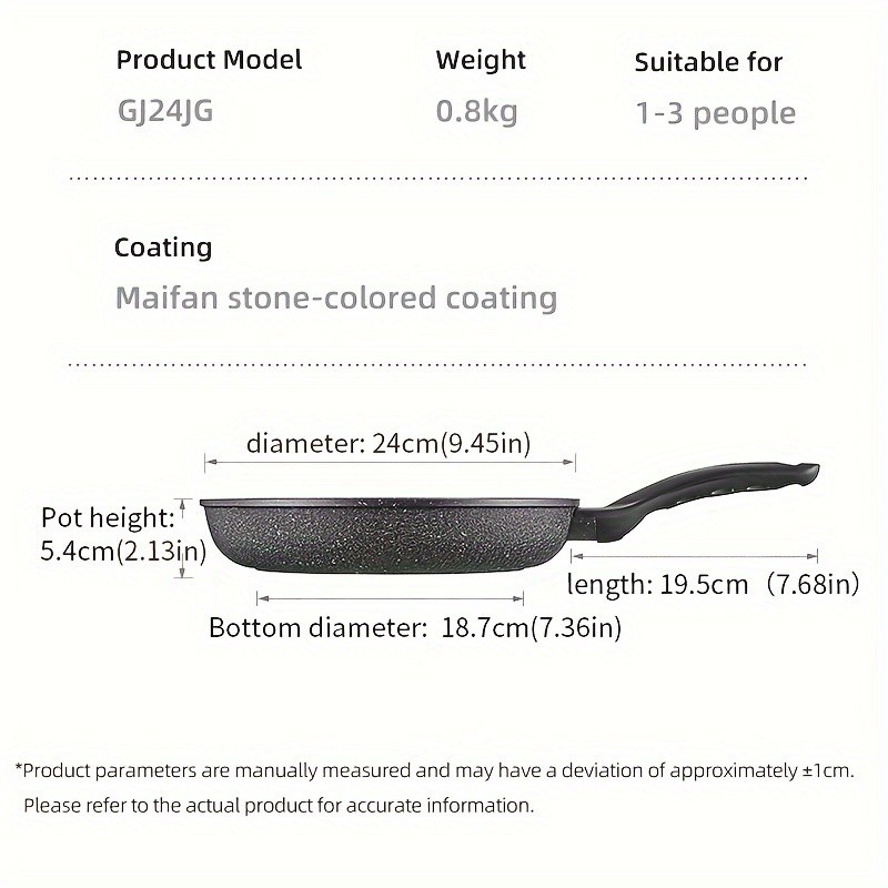 COOKER KING Nonstick Frying Pan Non-Toxic, PFOA-Free Cooking with Heat-Resistant Handle for All NZ Cooktops