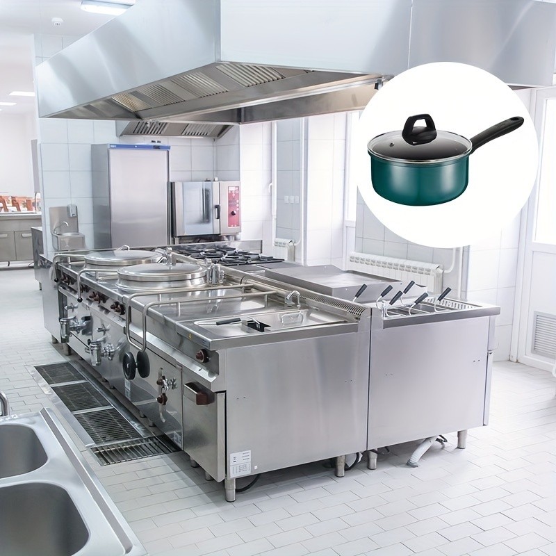 COOKER KING 18cm Nonstick Saucepan with Glass Lid PFOA-Free Aluminum Alloy Pot for Safe, Even & Easy Everyday NZ Cooking