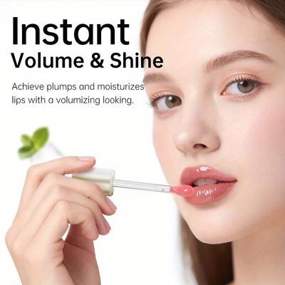 CATKIN Serum Plumping Lip Gloss Ultra-Glossy, Hydrating & Non-Sticky Lip Shine Berry Tones Nourishing Serum Formula Christmas Gift for Women & Men