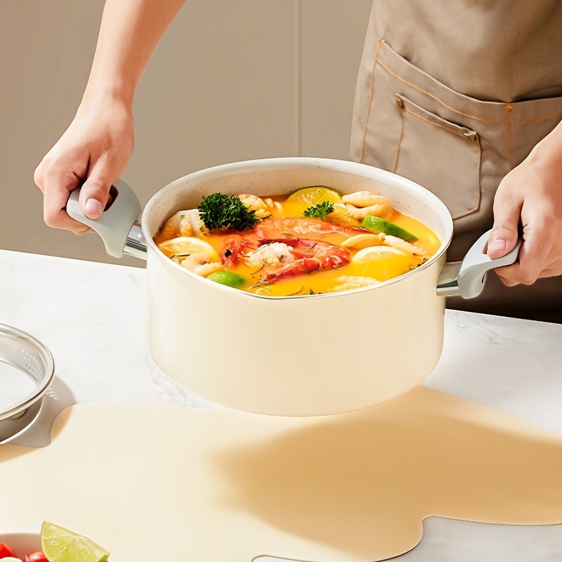 COOKER KING 3.8L Everyday Nonstick Stock Pot with Glass Lid PFOA-Free Family Cooker for All NZ Cooktops