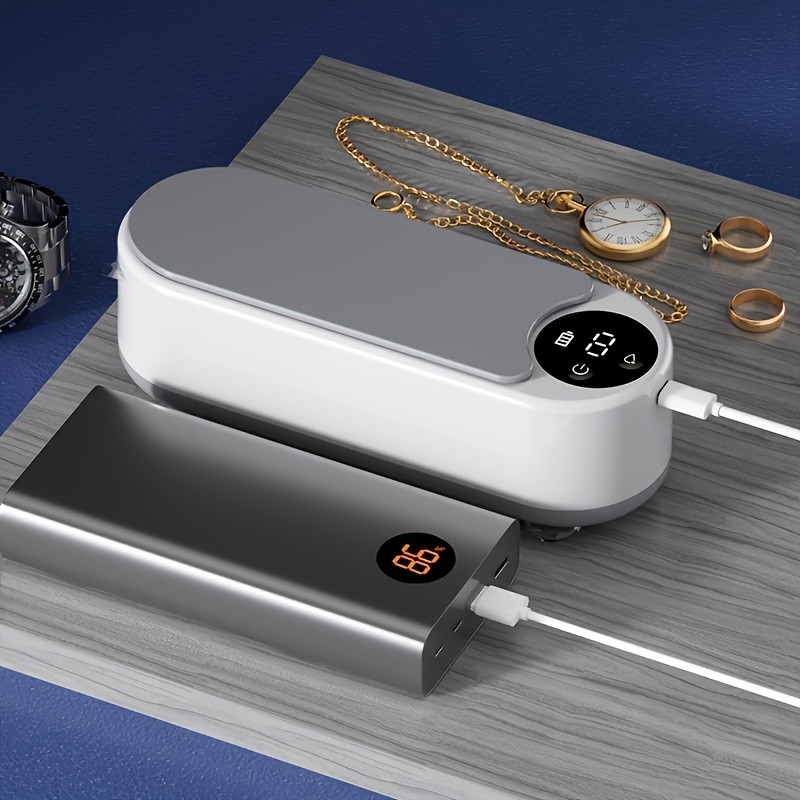 FEIYBA Wireless Sonic Cleaning Machine 360 Vibration Deep-Clean Device for Glasses, Jewelry, Watches & Personal Items