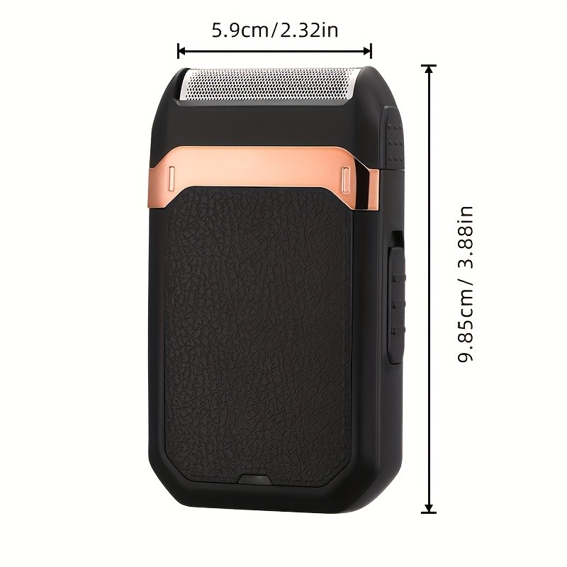 FEIYBA 2-in-1 USB Electric Shaver with Pop-Up Trimmer Long-Life Wet & Dry Razor for Smooth, Portable Grooming