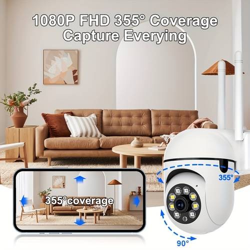 JOOAN Full-Color Night Vision Wireless 1080P Indoor Smart Camera
