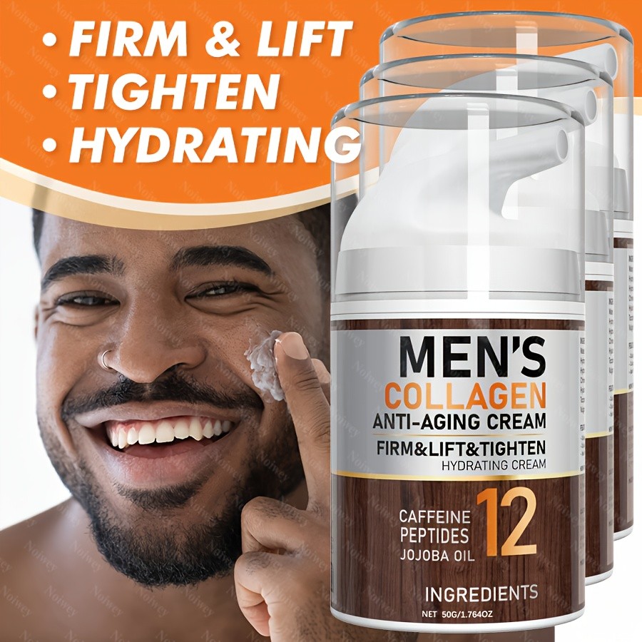 3pcs Mens Collagen Face Cream