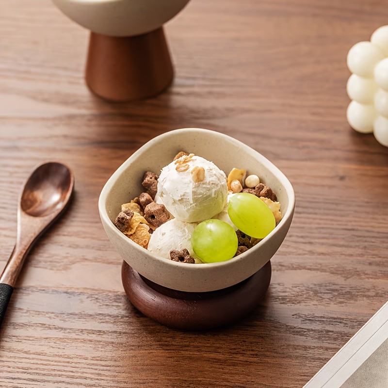 CEEFU Heart-Shaped Porcelain Dessert Bowls Handmade Ceramic Cups for Ice Cream, Berries & Festive NZ Table Settings