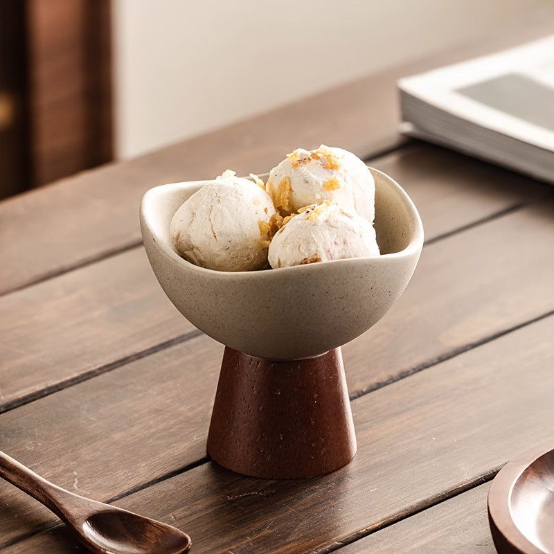CEEFU Heart-Shaped Porcelain Dessert Bowls Handmade Ceramic Cups for Ice Cream, Berries & Festive NZ Table Settings