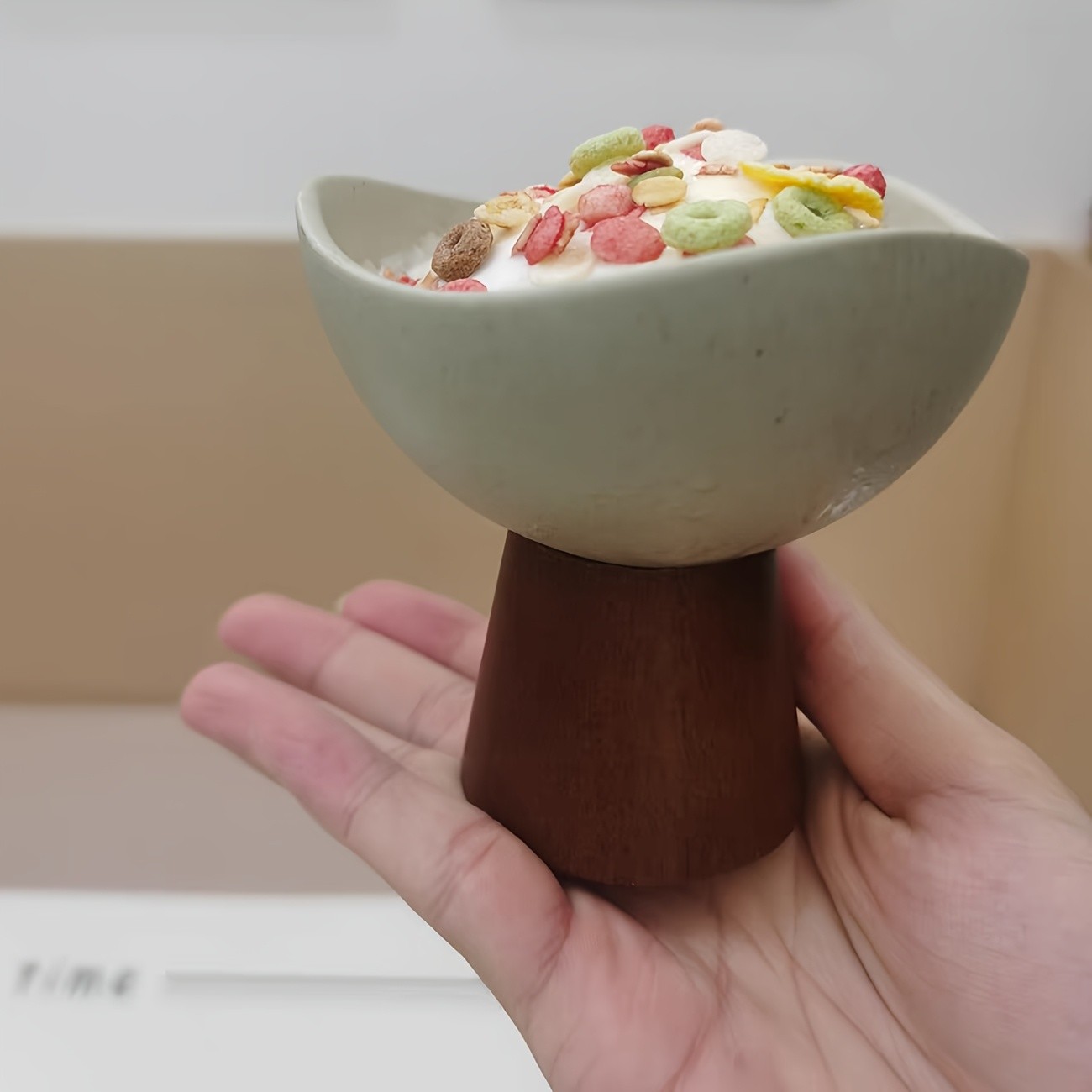 CEEFU Heart-Shaped Porcelain Dessert Bowls Handmade Ceramic Cups for Ice Cream, Berries & Festive NZ Table Settings