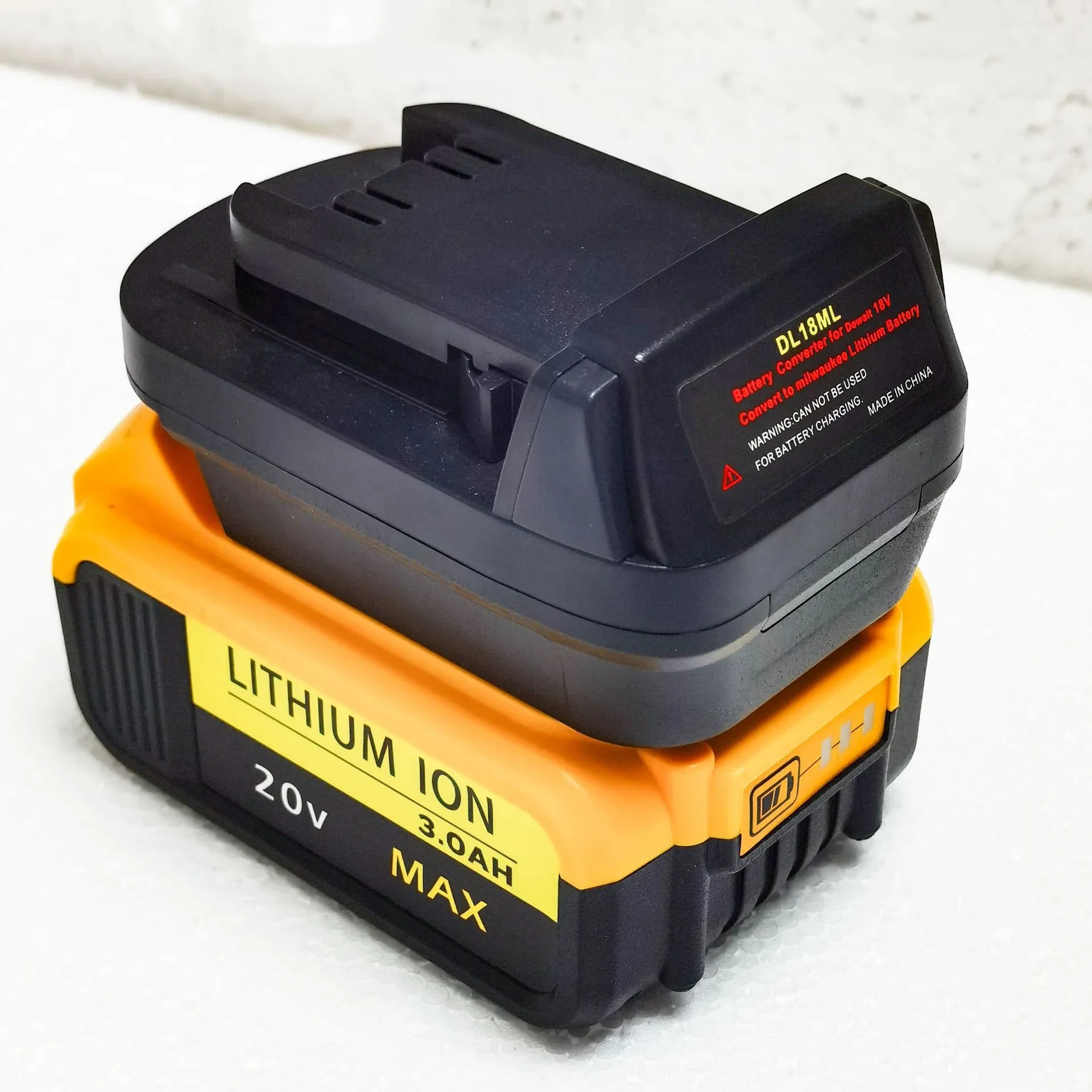 Lithium battery adapter