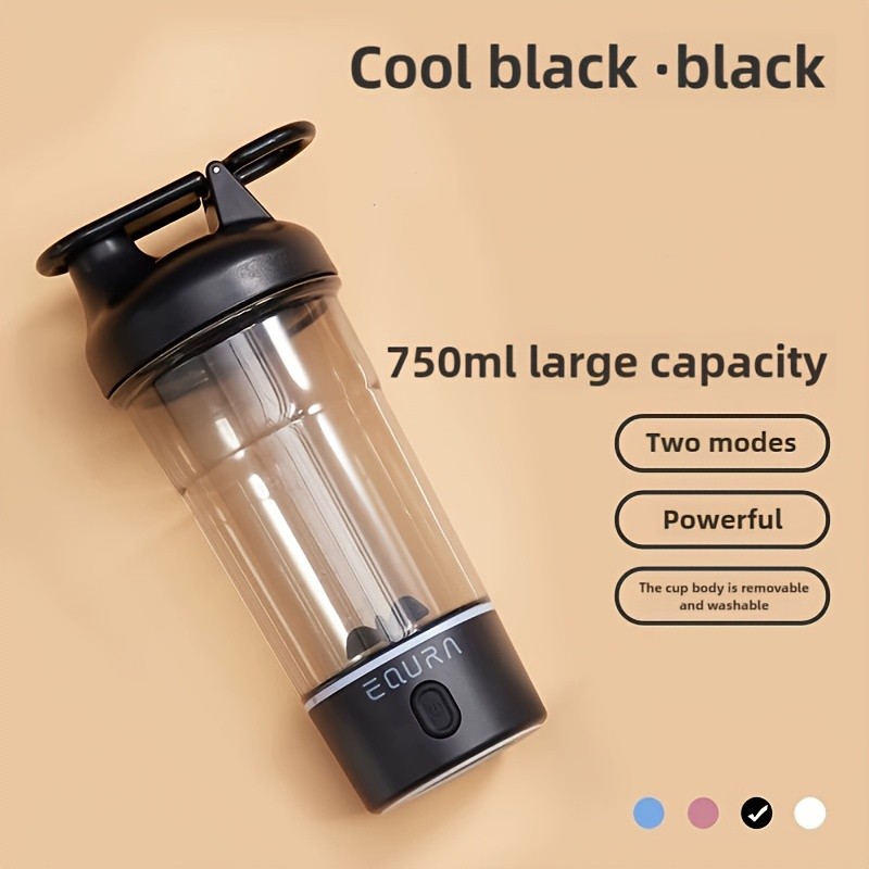 eQUra Portable Tritan Water Bottle with Capacity Scale Shatterproof Single-Spout Hydration Bottle for Gym, Camping & Outdoor Use