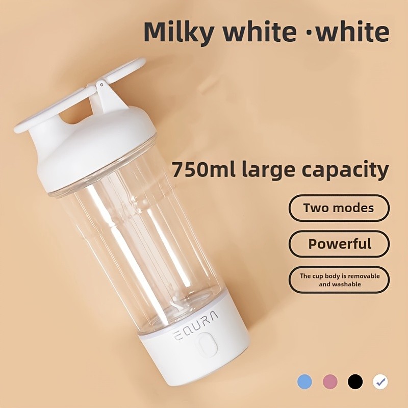eQUra Portable Tritan Water Bottle with Capacity Scale Shatterproof Single-Spout Hydration Bottle for Gym, Camping & Outdoor Use