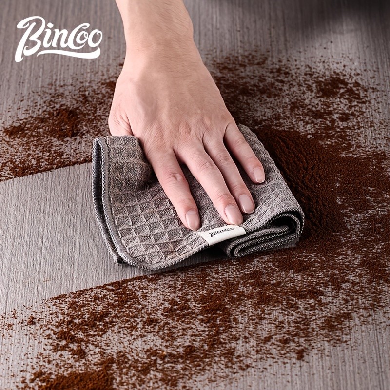 Bincoo Barista Coffee Machine Cleaning Towel Absorbent Square Rag for Milk Spills, Steam Wands & Caf Workstations