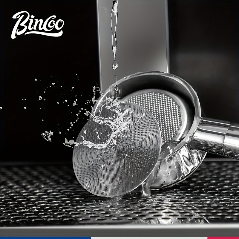 Bincoo 51mm Stainless Espresso Cake Screen 0.8mm Reusable Extraction Filter