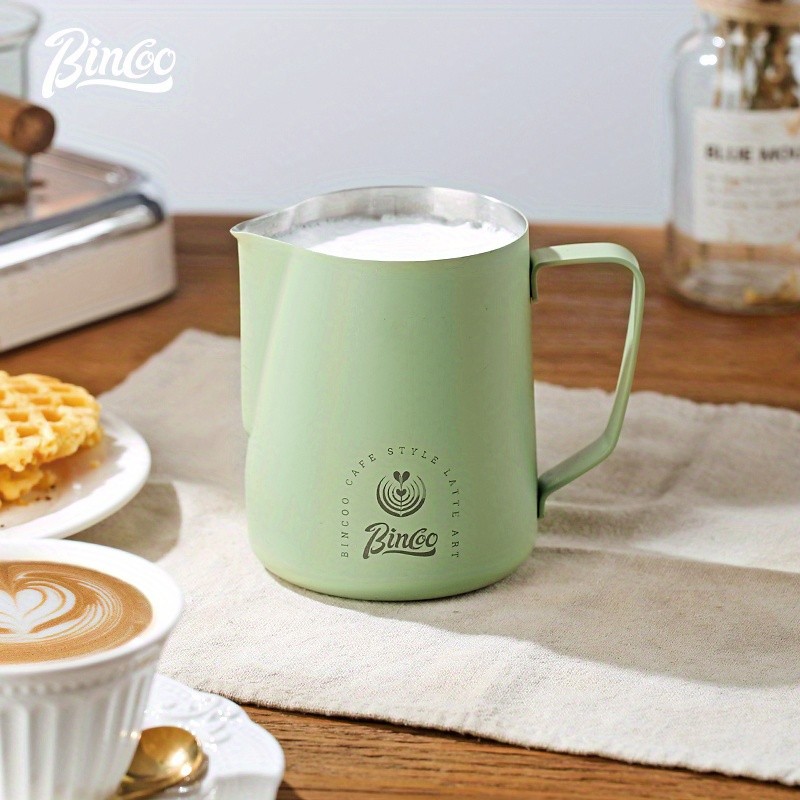 Bincoo Stainless Steel Milk Frothing Pitcher 600ml Professional Pouring Jug