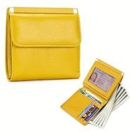 OBCREATOR Womens Genuine Leather Wallet  Elegant Multi-Compartment Clutch with Magnetic Closure