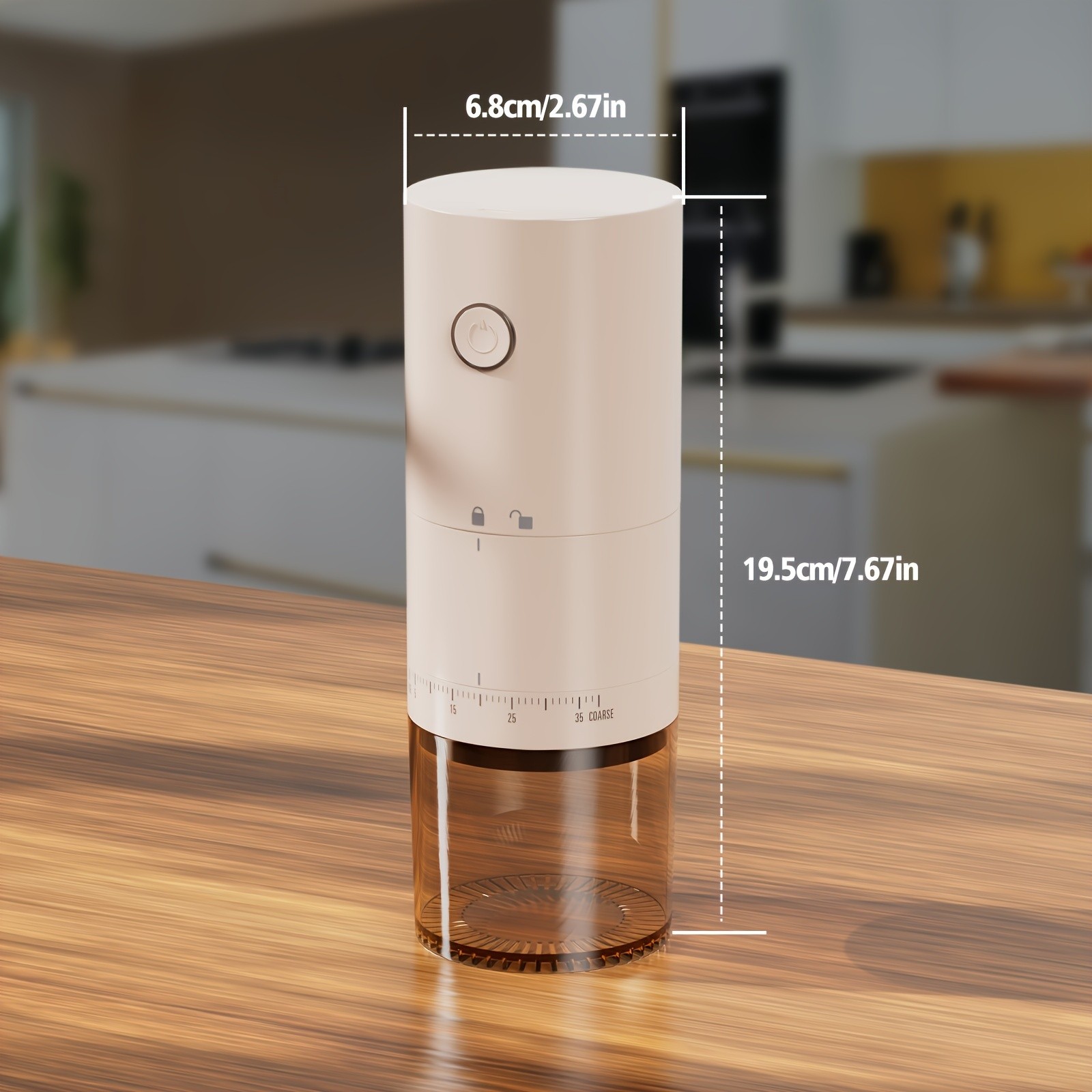 IAGREEA Precision Multi-Setting Coffee Grinder  Quiet Electric Bean & Spice Processor (212 Cups)