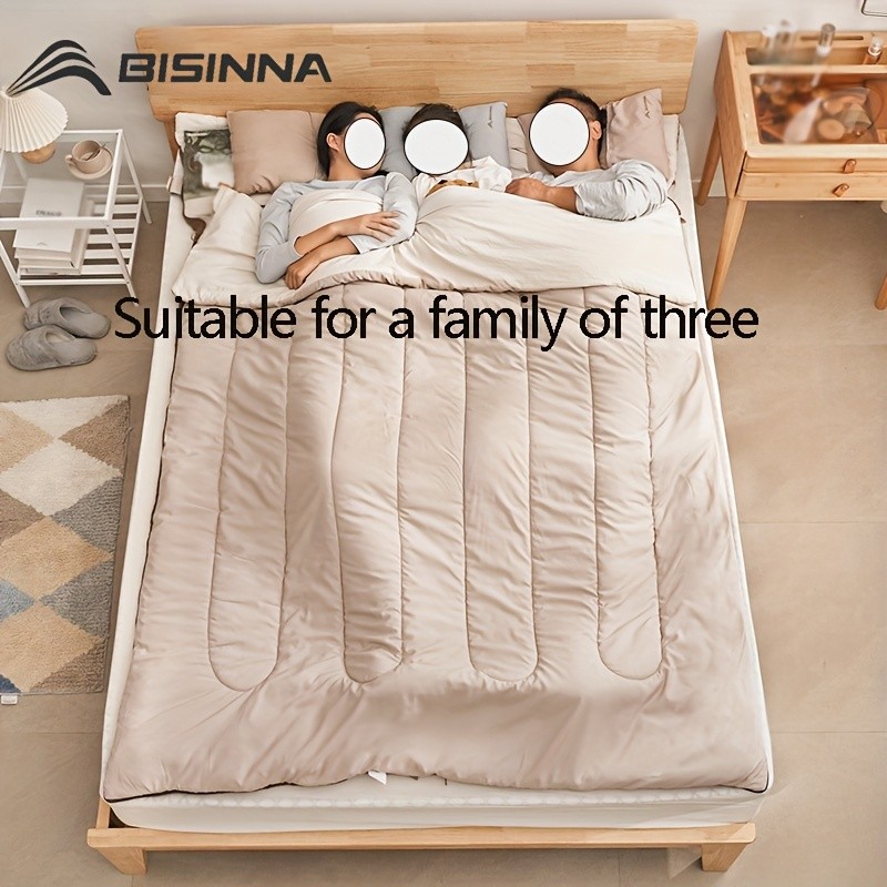 BISINNA XXL Double Sleeping Bag Thickened All-Season Warm 2-Person Camping Bag