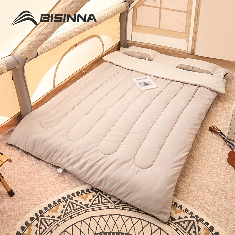 BISINNA XXL Double Sleeping Bag Thickened All-Season Warm 2-Person Camping Bag