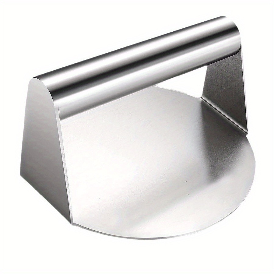 WIEZ Stainless Steel Burger Press Heavy-Duty 15.24cm Patty Maker for Perfectly Formed Burgers