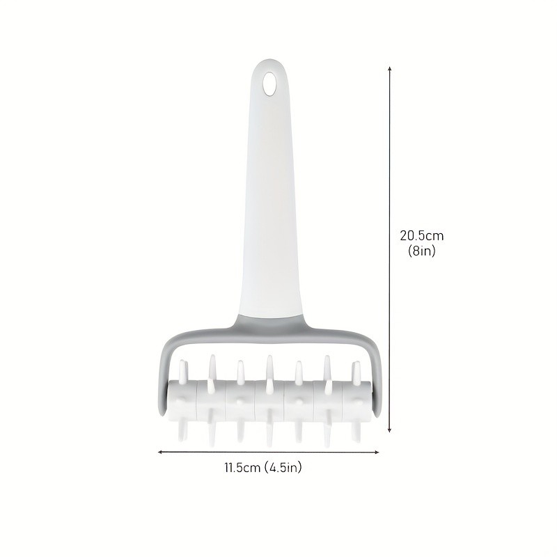 WIEZ Dough Docker & Baking Roller  Durable Plastic Tool for Perfect Pizza, Pie, and Cookie Dough Prep